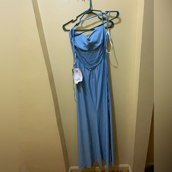 B DARLIN
Juniors' Cowl-Neck Corset-Back Gown - Picture 3 of 5